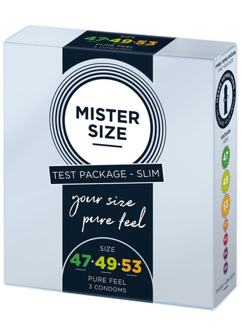 MISTER SIZE Testbox 47-49-53 (3 pcs) No Brand (303881925)