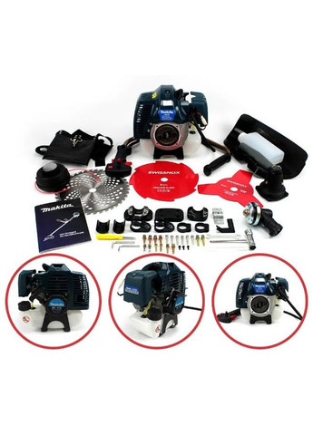 Тример мотокоса 5.2 кВт, 2х-тактний комплектація "ЕКО" бензиновий (1756374609) Makita BC 626 (330579017)