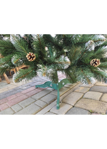 Ялинка штучна SGX Кармен з сріблястими шишками і перлами 1.80 м.зелена Yalynkar (366964452)