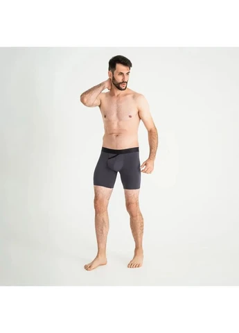 Чоловічі анатомічні боксери з бавовни подовжені Anatomic Long 2.0 Black Series 2XL MAN's SET (400537955)