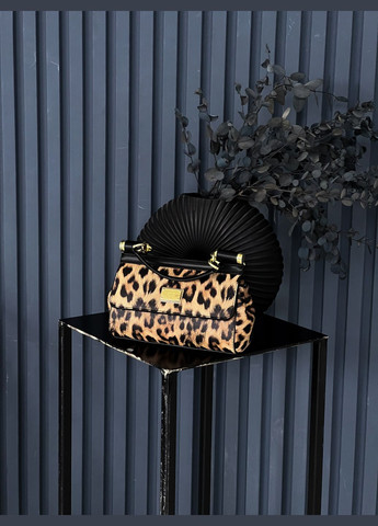 Дольче Габана Sicily сумочка жіноча - Premium (леопардовий 19сm) No Brand (322394095)