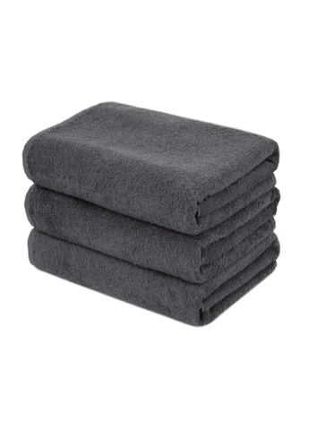 Рушник Home - Hotel Basic графіт 70*140 (20/2) 600 г/м2 Lotus сірий