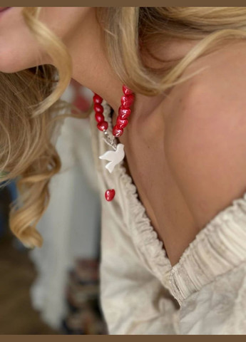 Колье "Красная Горлица" Le'Perle (312520196)