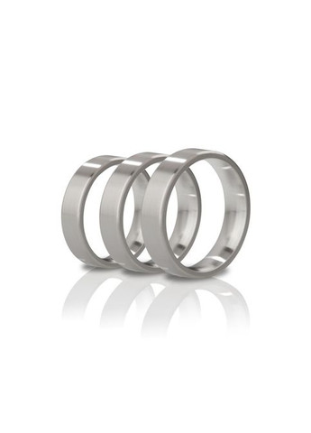 Эрекционное плоское кольцо " Duke" из нержавеющей стали, матовое, 55 мм. Mystim (306441118)