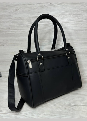 Сумка женская черная матовая натуральная кожа 109002 No Brand (322111294)