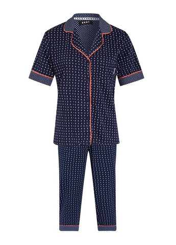 Синя всесезон піжама сорочка + бриджі DKNY YI2922473/401 Spring Edit navy