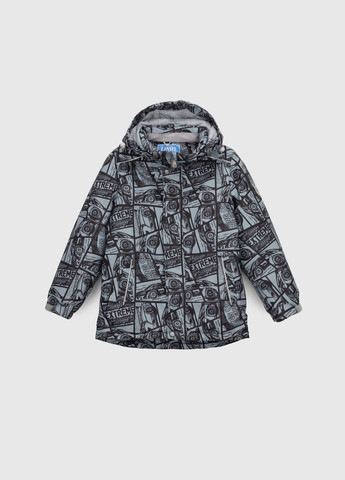 Серая демисезонная куртка для мальчика b36-022 134 см серый (2000990228710d) shop (2000990228710) Snowgenius