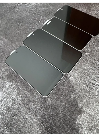 Защитное стекло Антишпион для iPhone 16 Plus / Full Glue 0.30 мм No Brand (387171859)