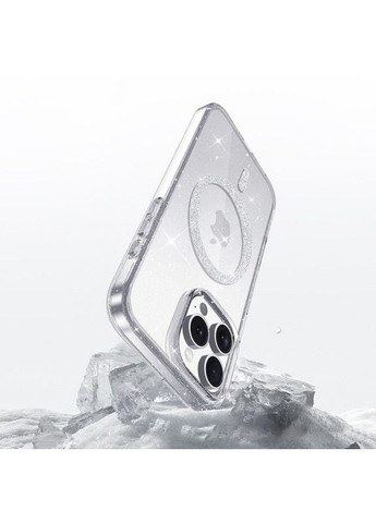 Чохол TPU Eclipse Sparkle (MagFit) для Apple iPhone 12 Pro / 12 (6.1") Прозорий Epik (372845643)