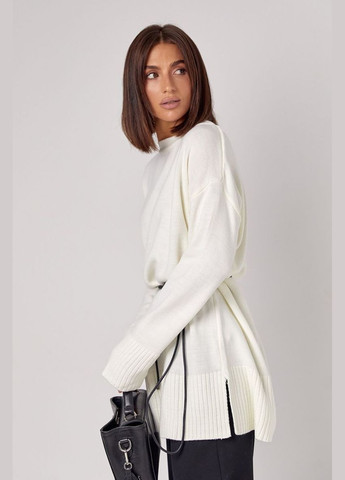 Жіноча в'язана туніка oversize з розрізами з боків 0270 Lurex Туника (315810293)