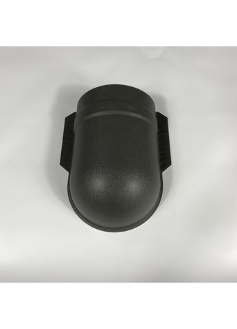 Заглушка кузнечика круглого полукруглого матовая малая полукруглая штампованная с 0,5мм Arcelor RAL 7024 Графитовый ArcelorMittal (364963433)