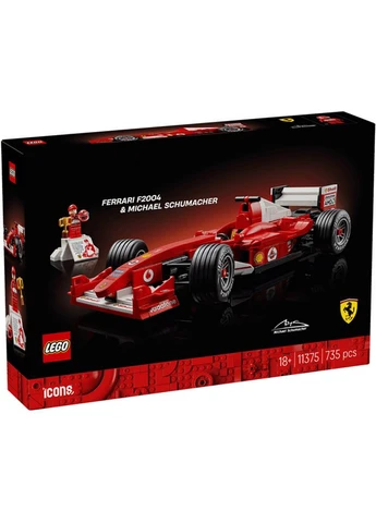 Конструктор Icons Ferrari F2004 и Michael Schumacher (11375) Lego (399513365)