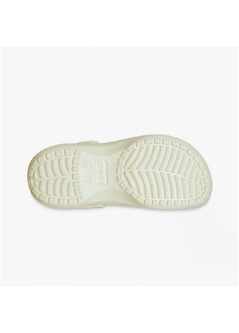 Молочные женские кроксы classic platform clog bone 206750 Crocs