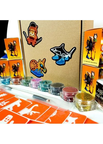 Подарунковий набір "Брейнрот" gift-box-brainrot-5kids Fresh Tattoo (369679836)