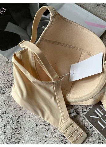 Бежевий бюстгальтер c з м'якою чашкою тонкий поролон бежевий Lanny Mode