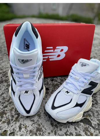 КРОСІВКИ ЖІНОЧІ NEW BALANCE 9060 WHITE BLACK U9060AAB НЬЮ БЕЛАНС 9060 No Brand чорні демісезони (367176393)