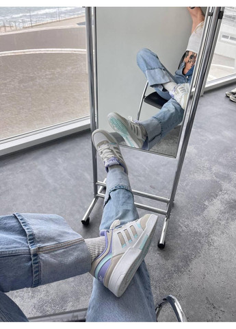 КРОСІВКИ ЖІНОЧІ ADIDAS DROP STEP LIGHT BLUE АДІДАС ДРОП СТЕП No Brand білі демісезони (368859835)