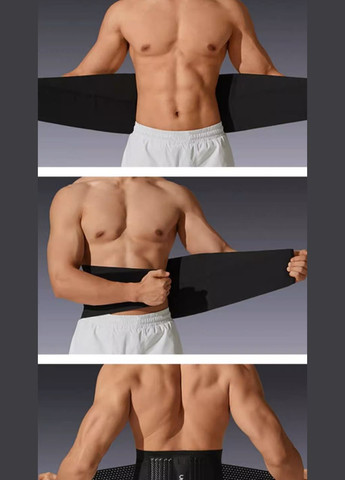 Бандаж для спини чорний, розмір M, талія 74-94 см Umay (308845159)