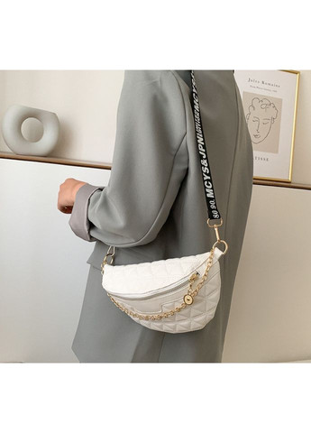 Міні сумка клатч жіноча біла з еко-шкіри через плече ProDobro (363259822)