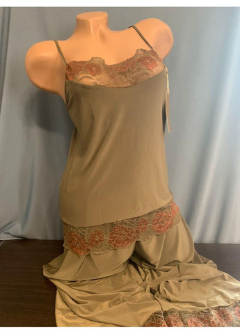 Оливкова всесезон піжама “кюлоти” від lady di No Brand