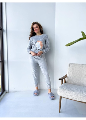 Серая пижама No Brand