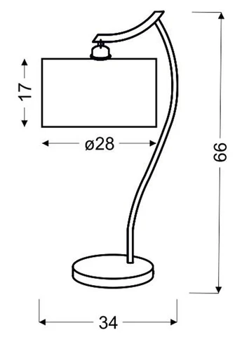 Настольная лампа 41-04239 DRAGA Candellux (402482276)