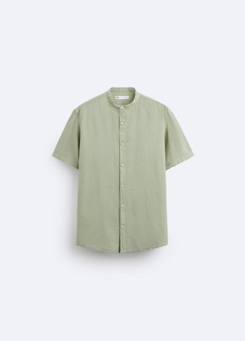 Зеленая кэжуал рубашка Zara