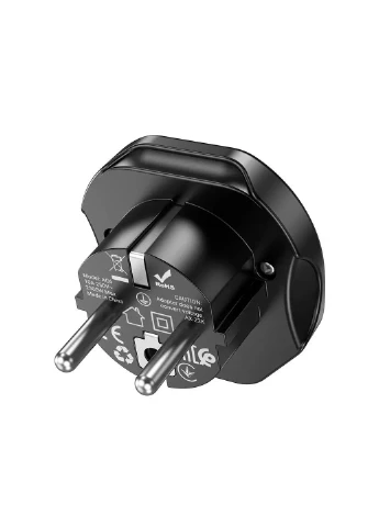 Мережевий адаптер Unimpeded universal conversion plug Black Hoco AC6 (380775279)