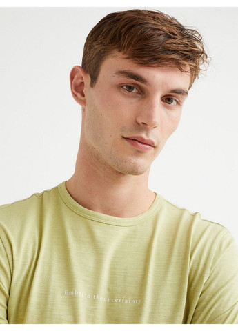 Салатова футболка H&M