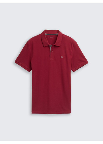 Красная футболка-поло для мужчин Tom Tailor