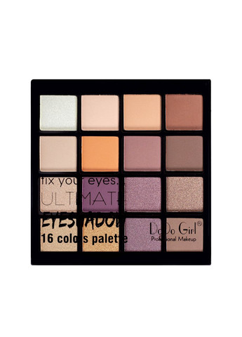 Тени для век Ultimate 16 оттенков D3048 DoDo Girl (300676773)