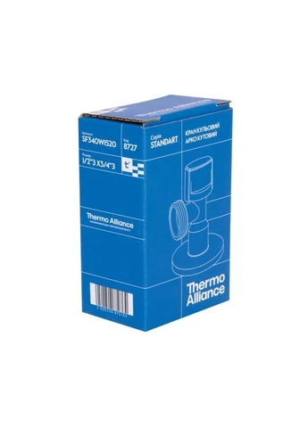 Кран приладовий кульовий Арко Standart 1/2"З х 3/4"З SF340W1520 Thermo Alliance (397566720)