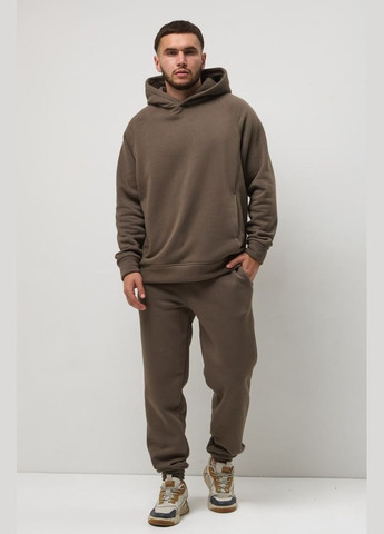 Чоловічий спортивний костюм на флісі Україна, НЕ КОШЛАТИТЬСЯ S M L XL 2XL КАПУЧИНО S (46) OBR (303321341)