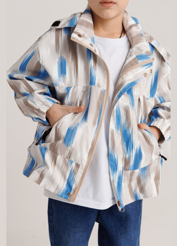 Комбинированная демисезонная ветровка No Brand