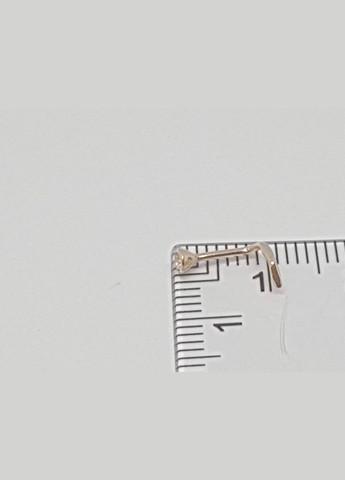 Золотая серьга-пирсинг в нос с фианитом. 1023.1 Розовый (светлый) Dear (269538716)