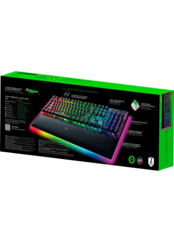 Клавіатура BlackWidow V4 PRO Green Switch USB UA Black (RZ0304680100-R3M1) Razer (280941183)