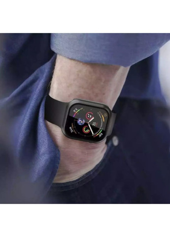 Защитный чехол со стеклом для Apple Watch 38 мм Черный CHOICE (364191475)