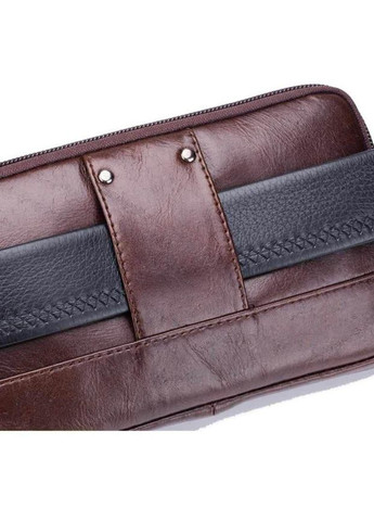 Сумка чоловіча шкіряна на ремінь месенджер в дорогу для документів чохол для телефону сумочка на пояс BULL (332768935)