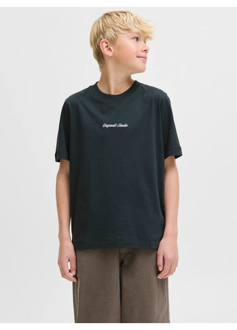 Серая летняя футболка серая для детей - 152см(12р) Jack & Jones