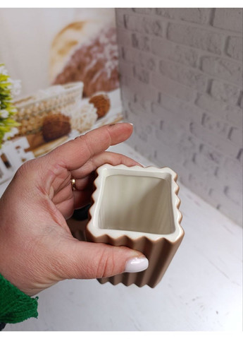 Набір аксесуарів для ванної кімнати 9277-023 керамічний 3 предмети Карамельний ELISEY (370069458)