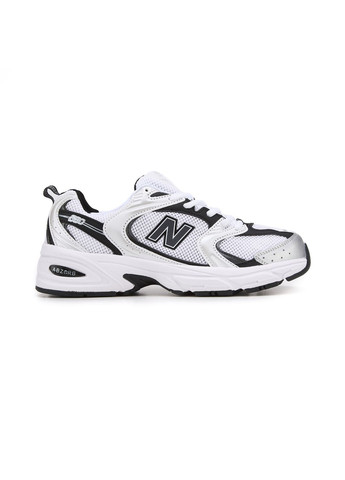 КРОСІВКИ ЖІНОЧІ NEW BALANCE 530 WHITE BLACK НЬЮ БЕЛАНС 530 No Brand чорні демісезони (368647053)