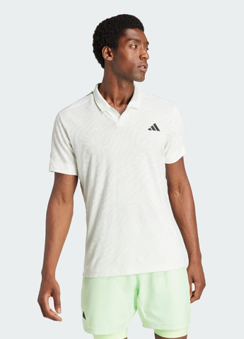 Біла футболка-поло tennis airchill pro freelift adidas
