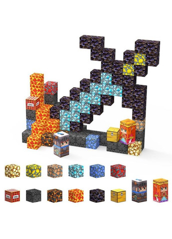 Магнитный конструктор Magnetic Cube Гигантский Меч для детей 128шт (2104618680) No Brand (357209801)