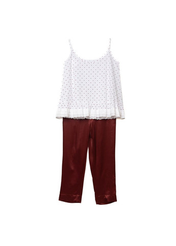 Бордовая всесезон пижамный комплект red-wine бордо (hm-23-3) Victoria Gres