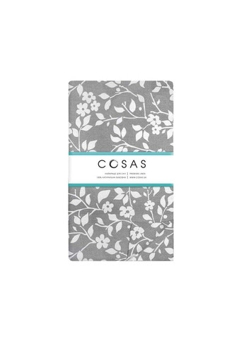 Двуспальная постель с простыней на резинке Flowers 180х220 см Cosas (307369903)