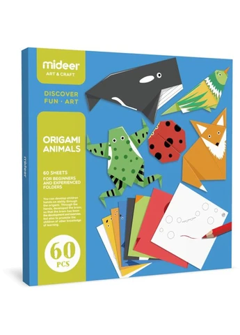 Оригами Животные, 60 листов (MD4015) MiDeer (338435300)