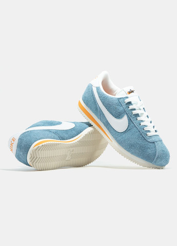 Кроссовки женские Nike Cortez Blue White | Найк Кортез синие No Brand синие демисезоны (335012307)