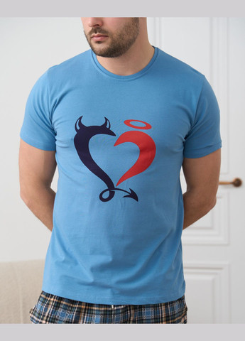 Чоловічий комплект із шортами в клітку Tom John (292849431)