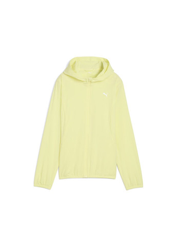 Жовта демісезонна куртка velocity woven running jacket women Puma