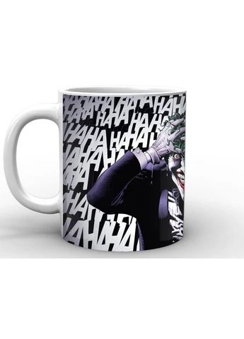 Кружка с принтом белая Джокер Joker JK.02.021 Кружка керамическая 0,33 GeekLand (378965530)
